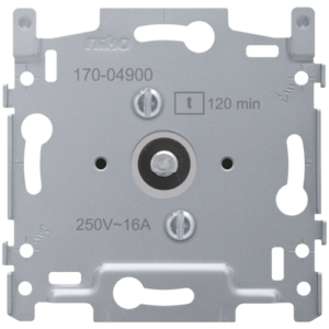Socle pour minuterie bipolaire réglable jusqu'à 120 min, 16 A/250 Vac (170-04900)